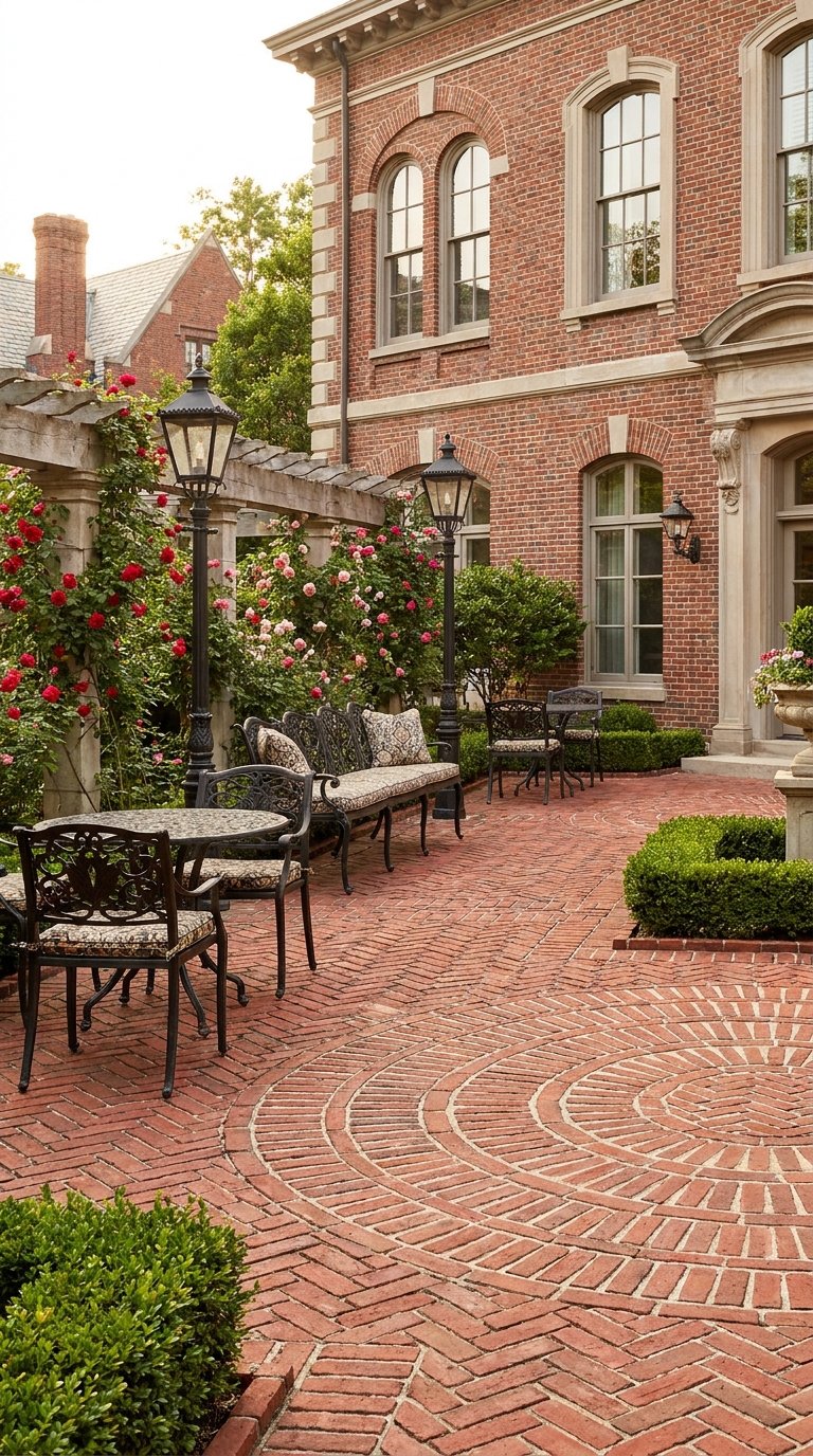 10 Traditional Brick Patio Ideas for Traditional Charm