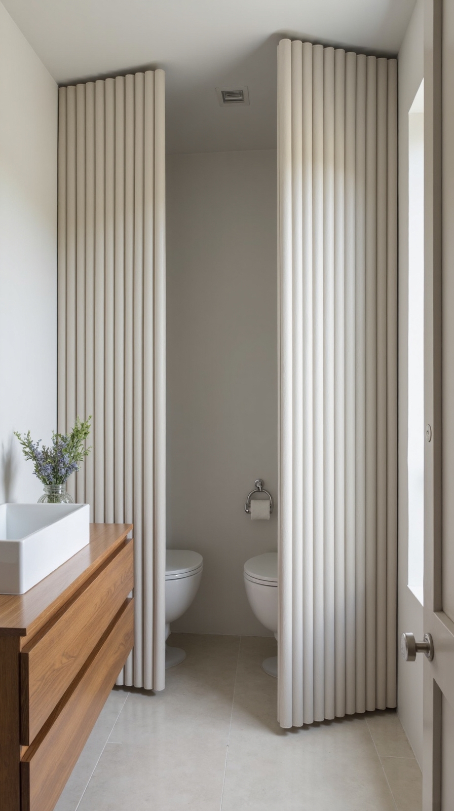 adaptable modular customizable bathroom partitions