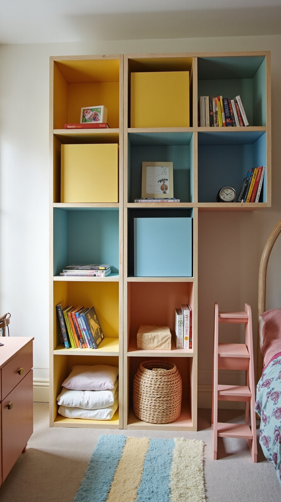 adaptable modular room dividing storage