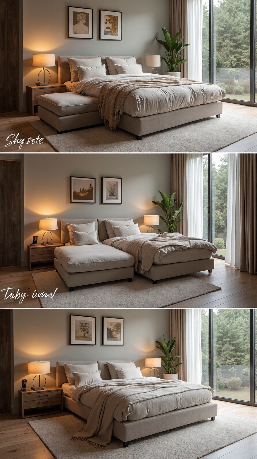 adaptable multipurpose sleeping arrangements