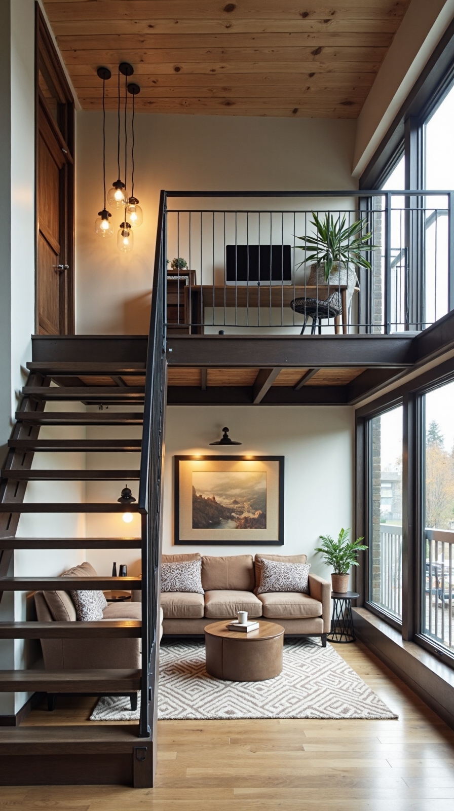 adaptable split level office design