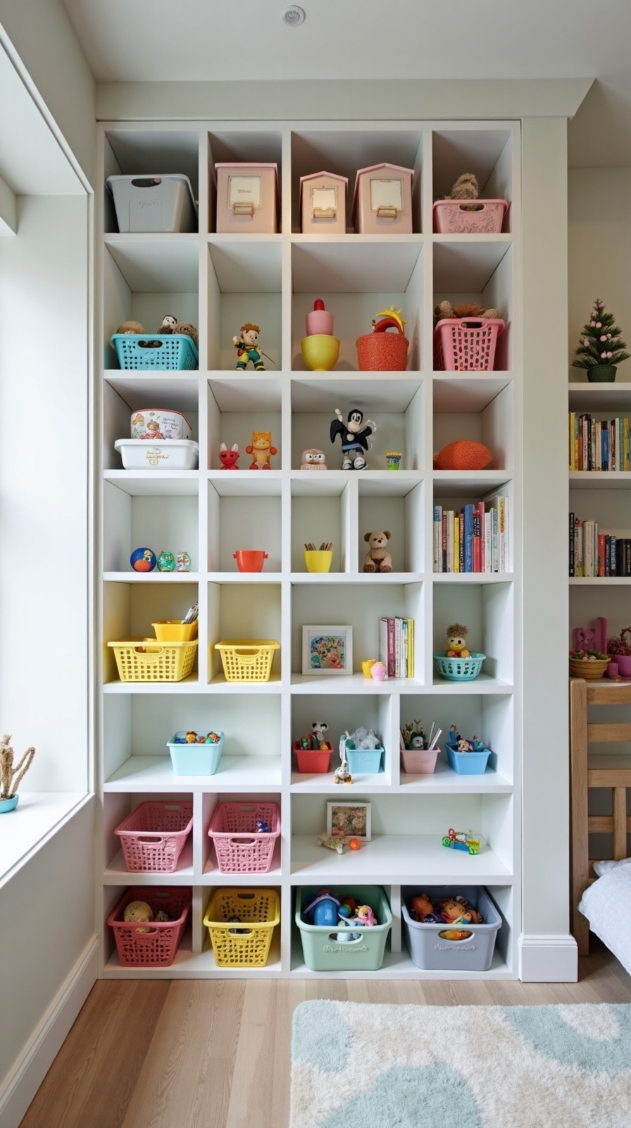 adaptive wall mounted modular storage solutions