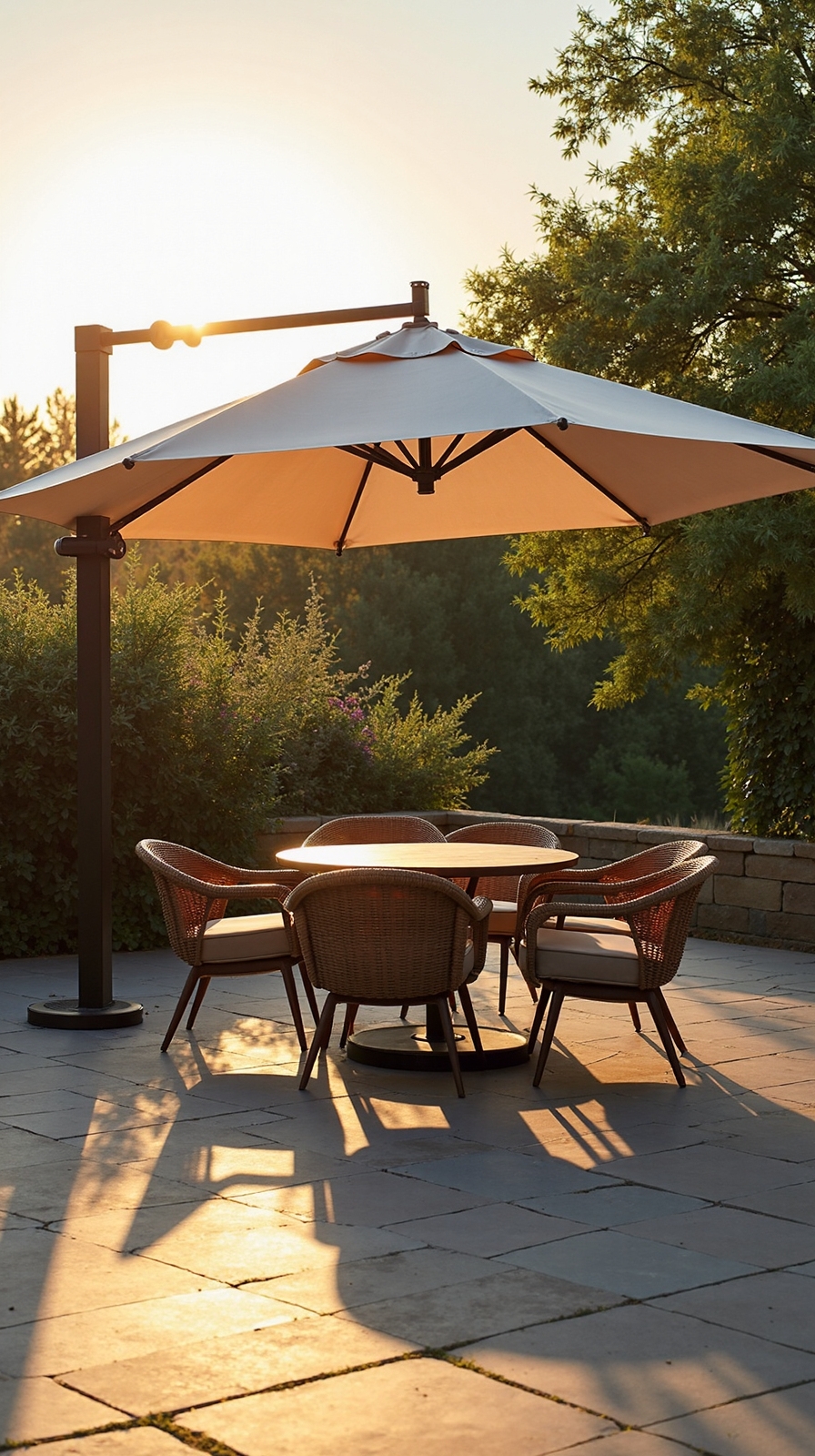 adjustable all day sun protection umbrellas