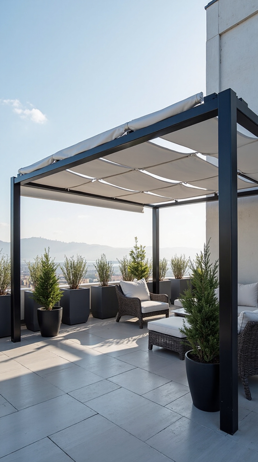 adjustable elegant functional customizable pergola