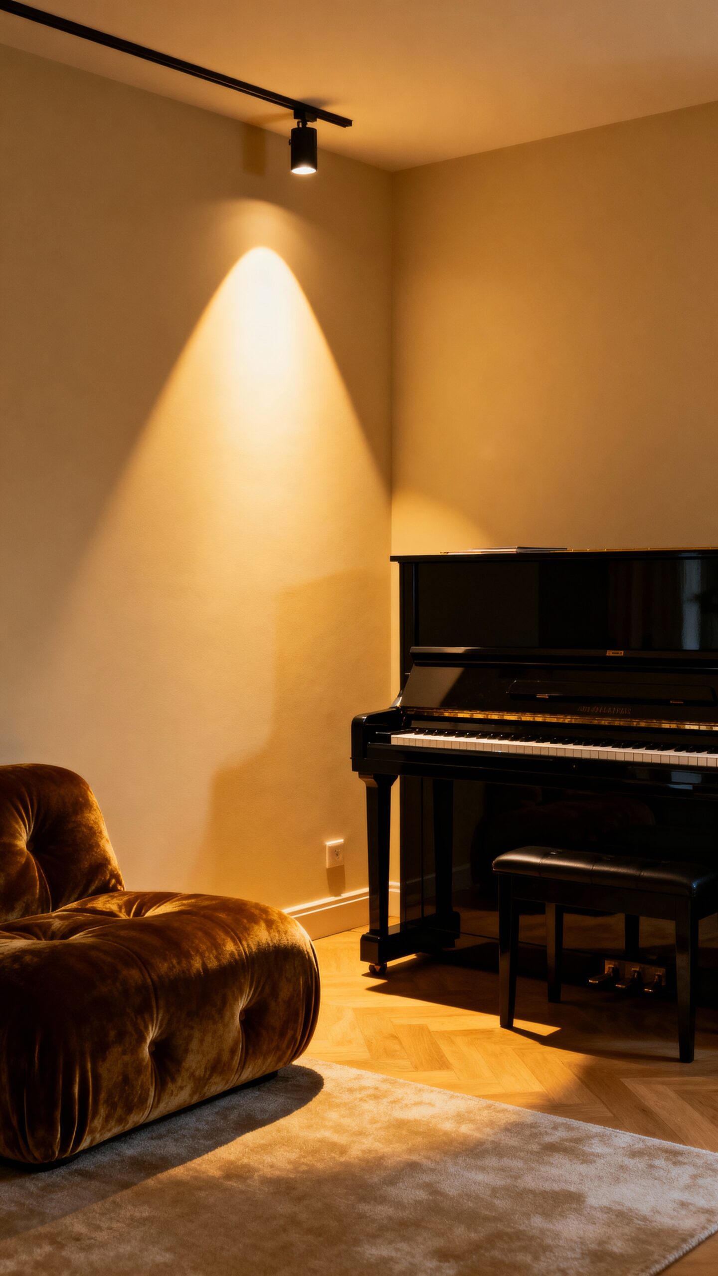 adjustable strategic dramatic transformative piano lighting