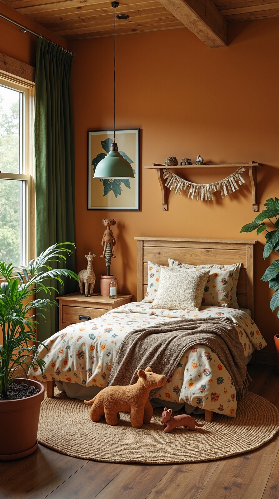adventurous safari animal kingdom bedroom
