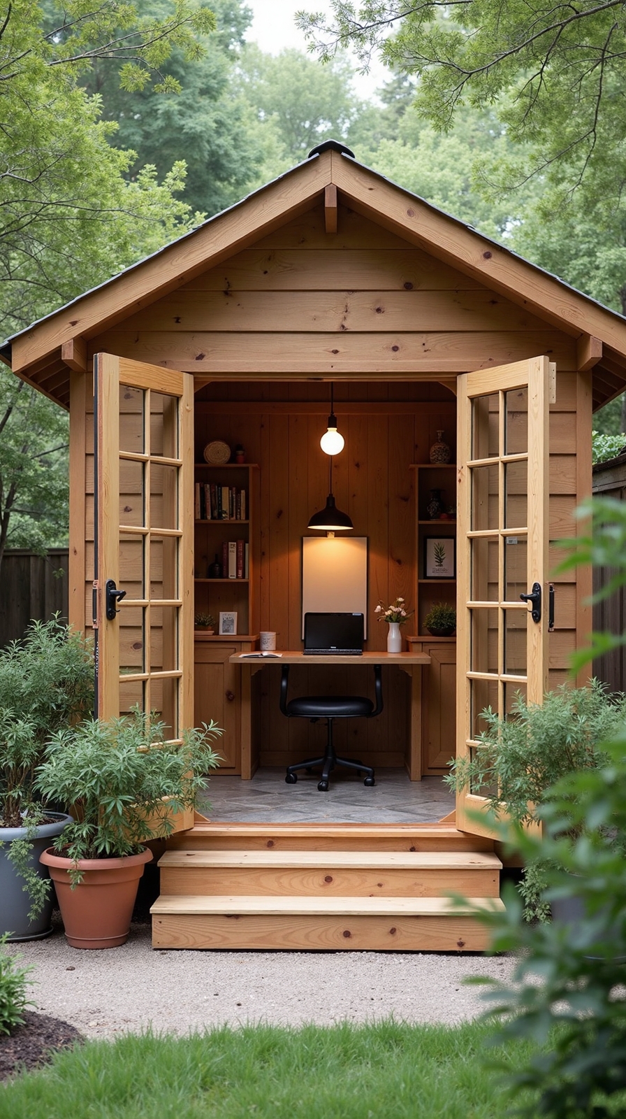 affordable cozy practical customizable garden shed conversion