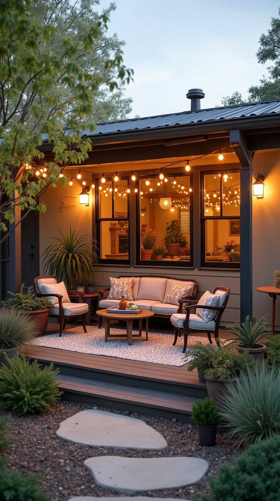 affordable outdoor mobile home patio