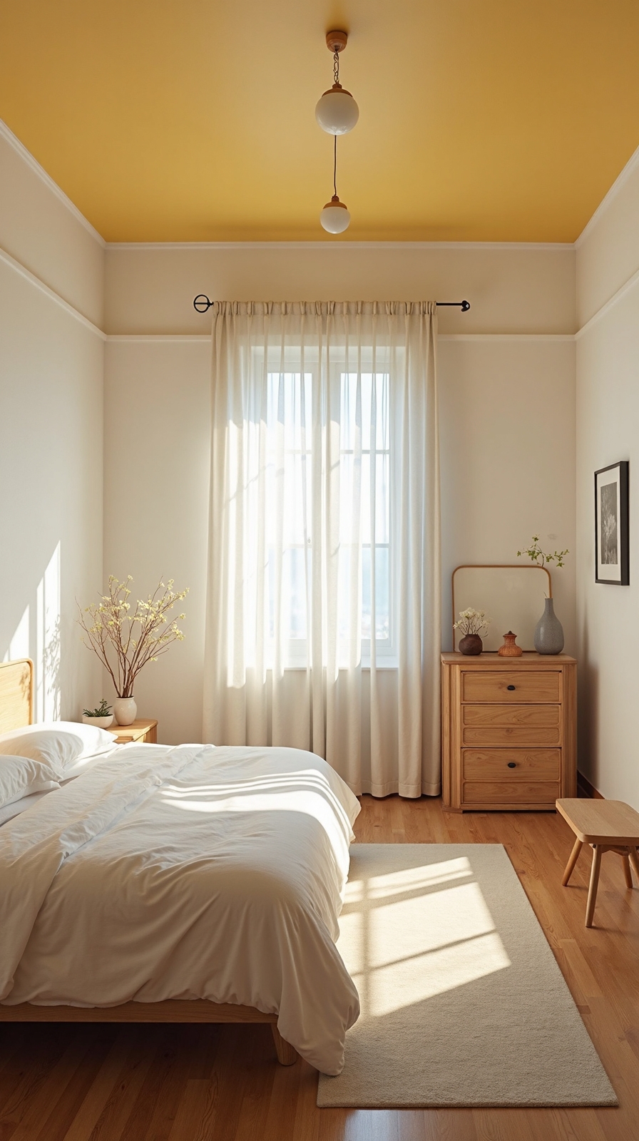 airy open heightened illuminating ceiling