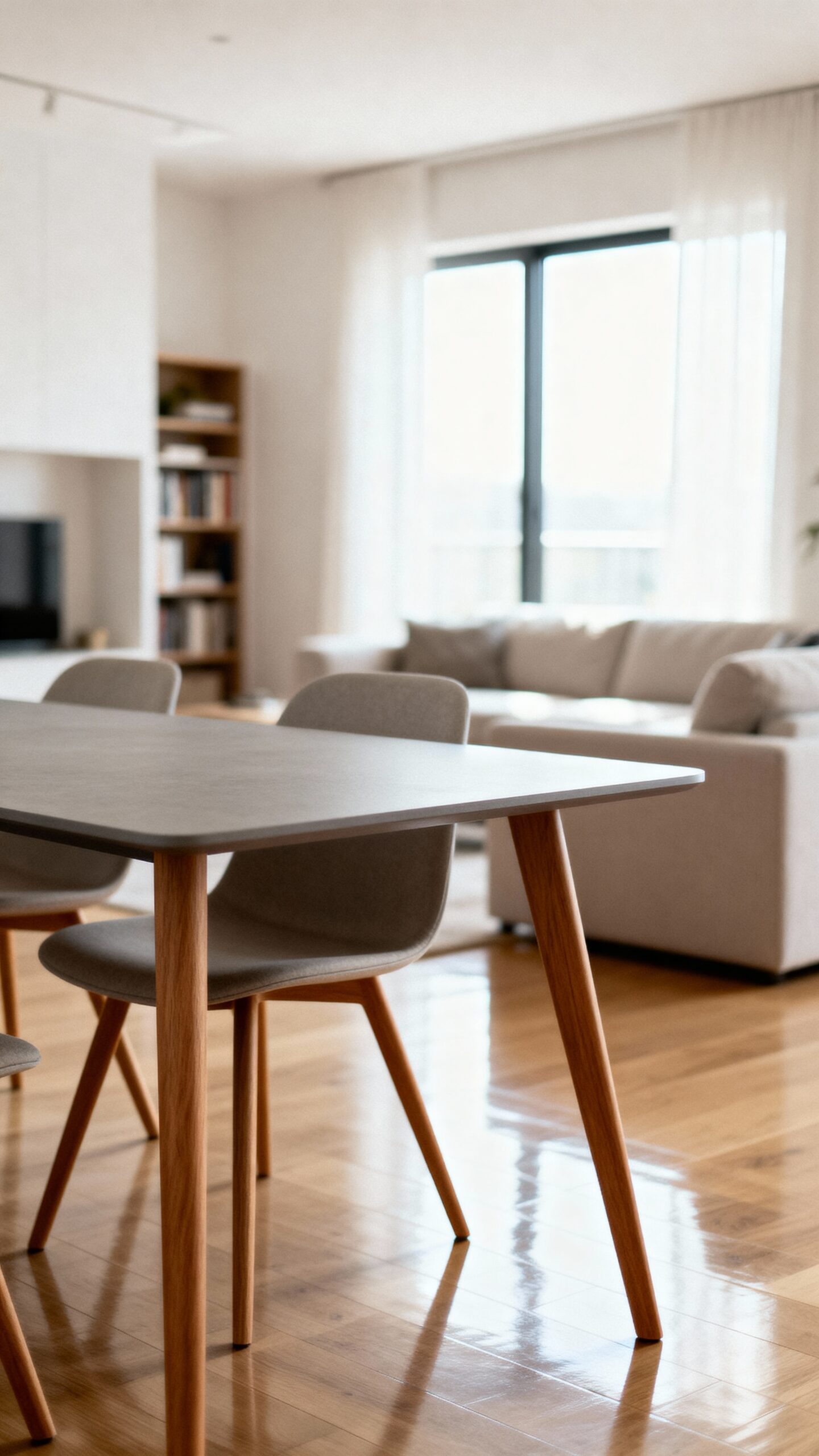 airy spacious small living room
