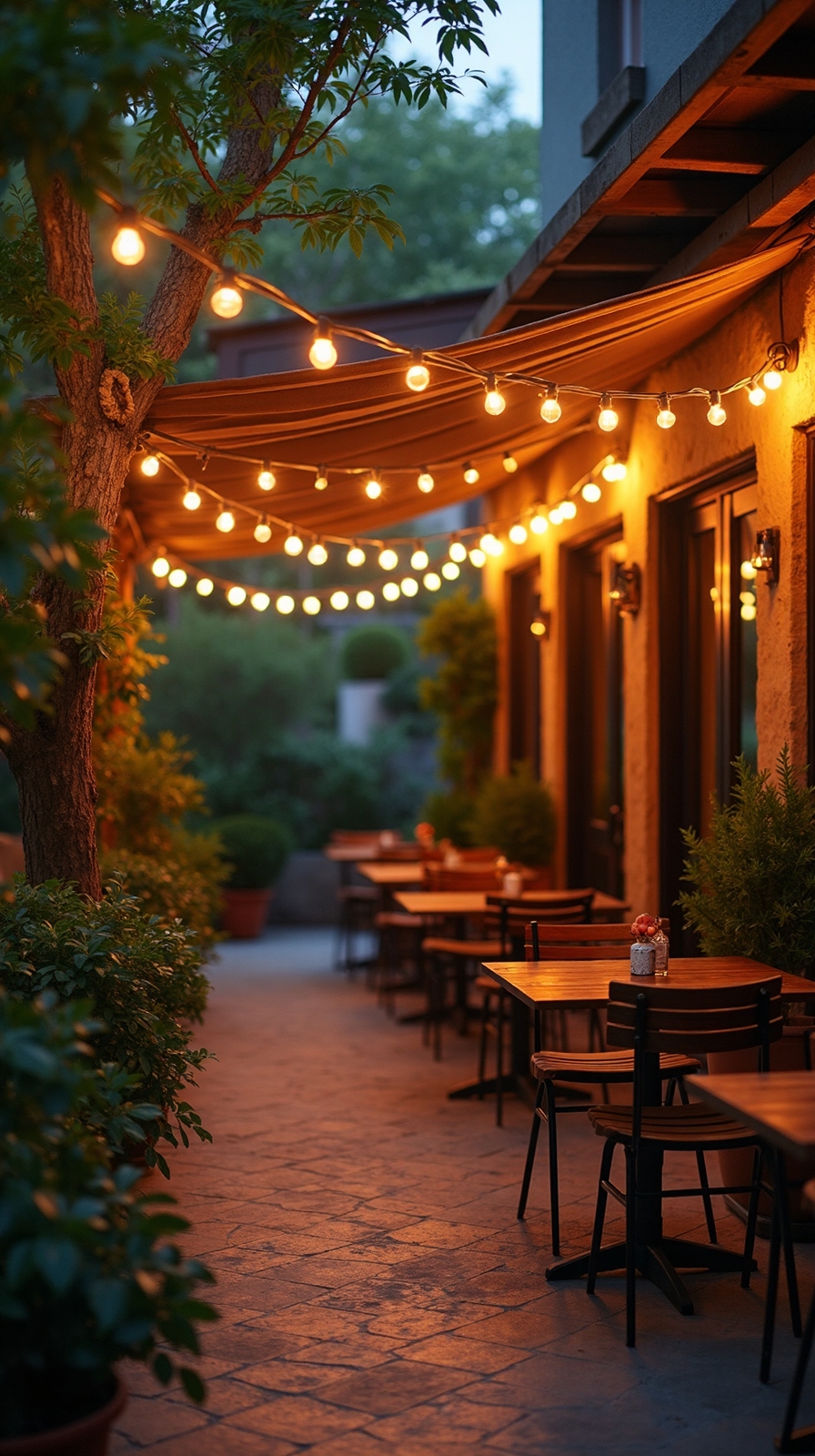 ambient versatile enchanting and tranforming outdoor lighting