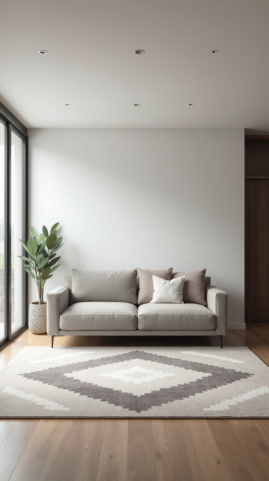 anchor and define seating area