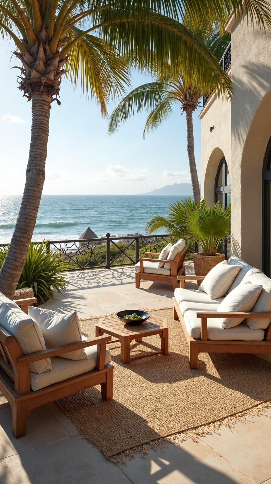 anchoring coastal patio natural fiber rugs