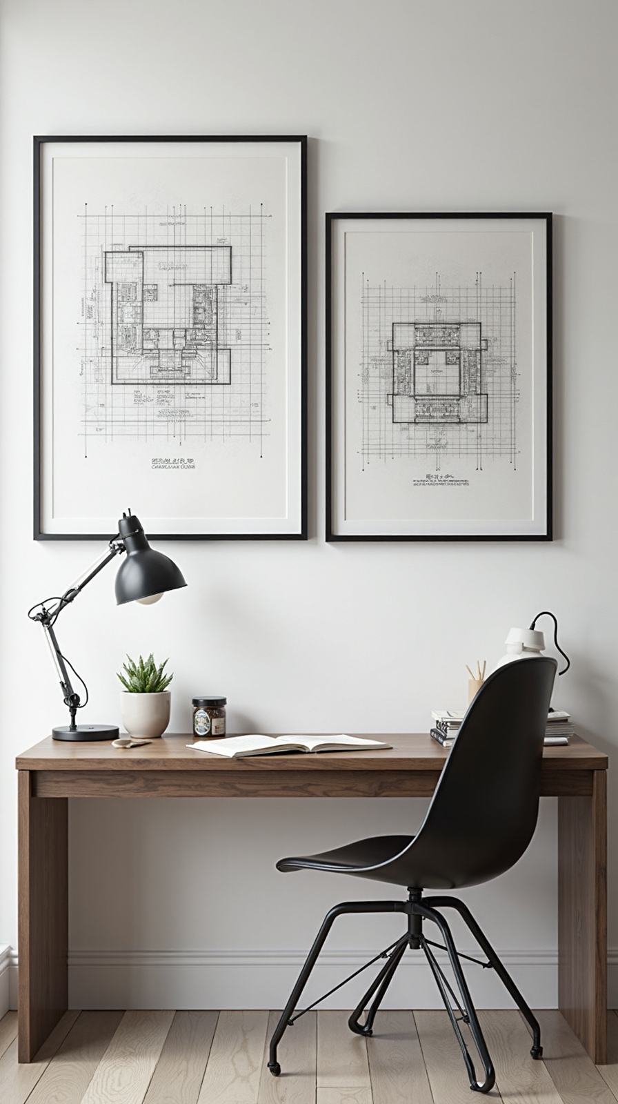 architectural design prints workspace sophistication