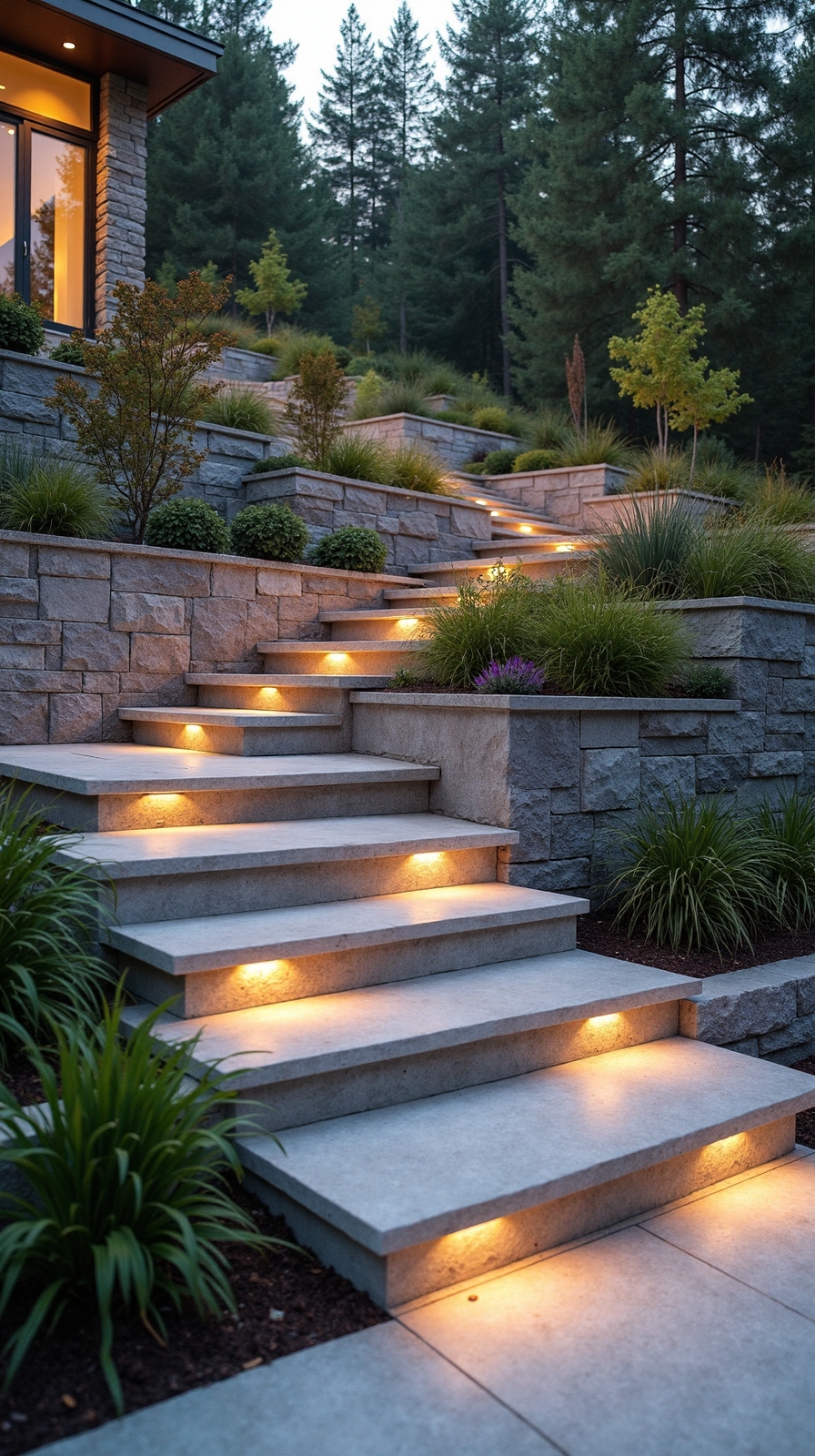 architectural outdoor terrace seating masterpiece