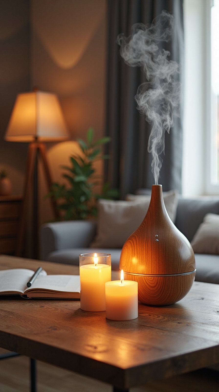 aromatherapy enhanced workspace productivity and focus