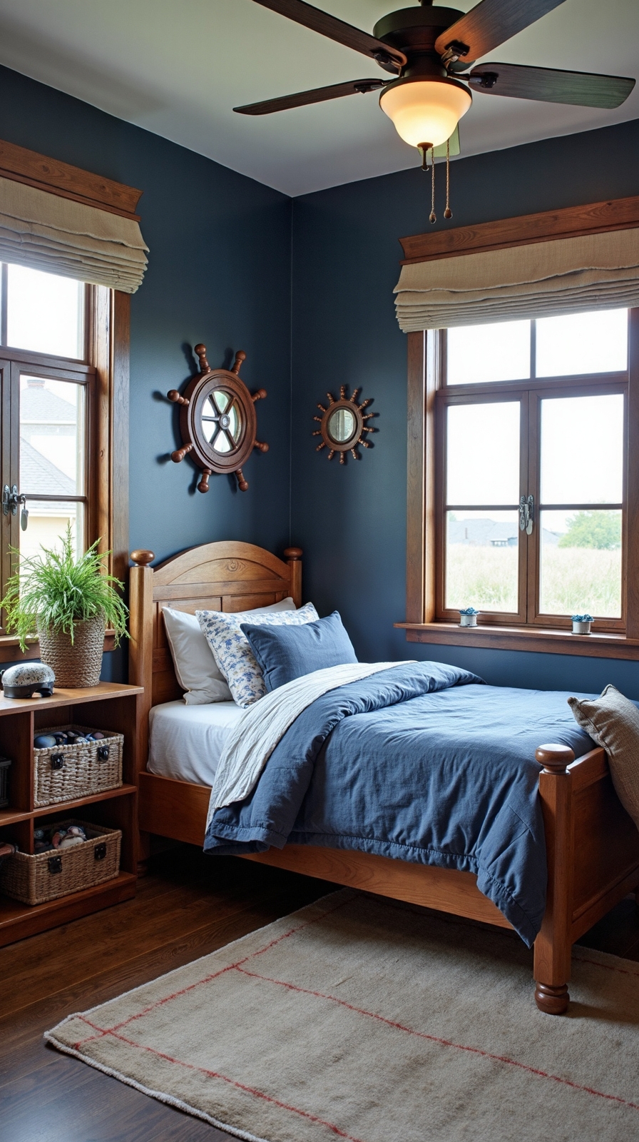 authentic maritime adventure bedroom theme