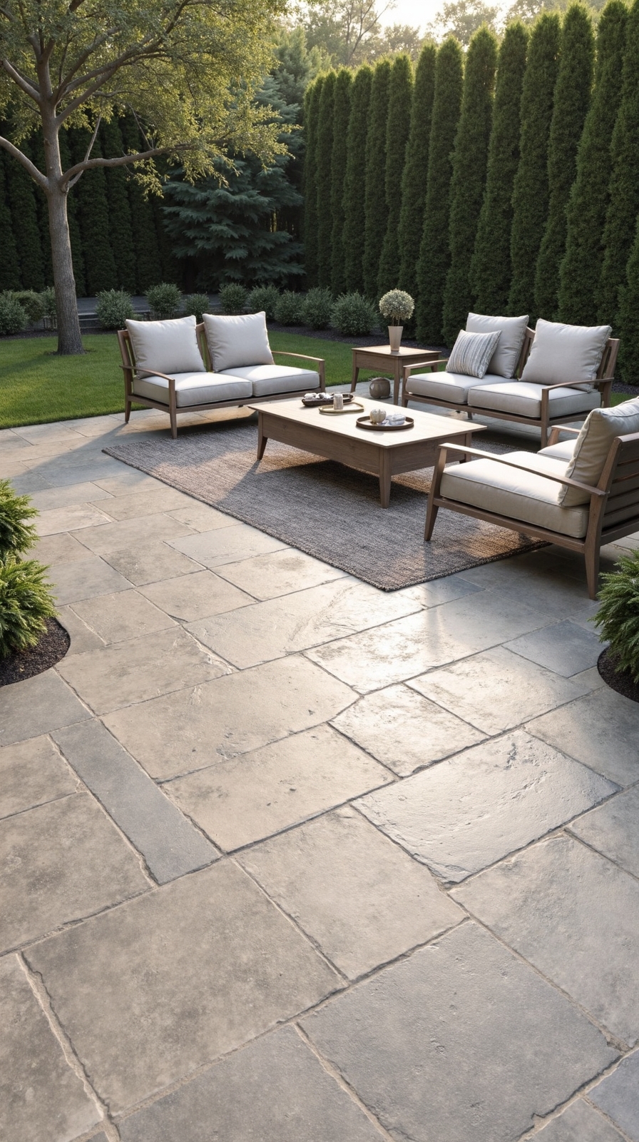 authentic natural stone effect porcelain tiles