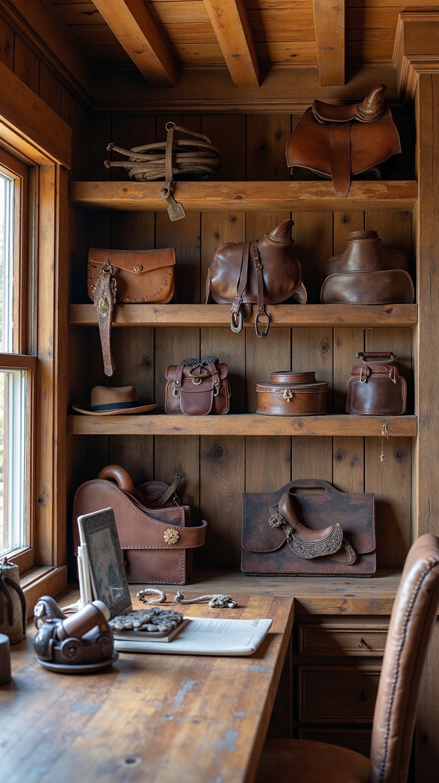 authentic western frontier workspace showcase