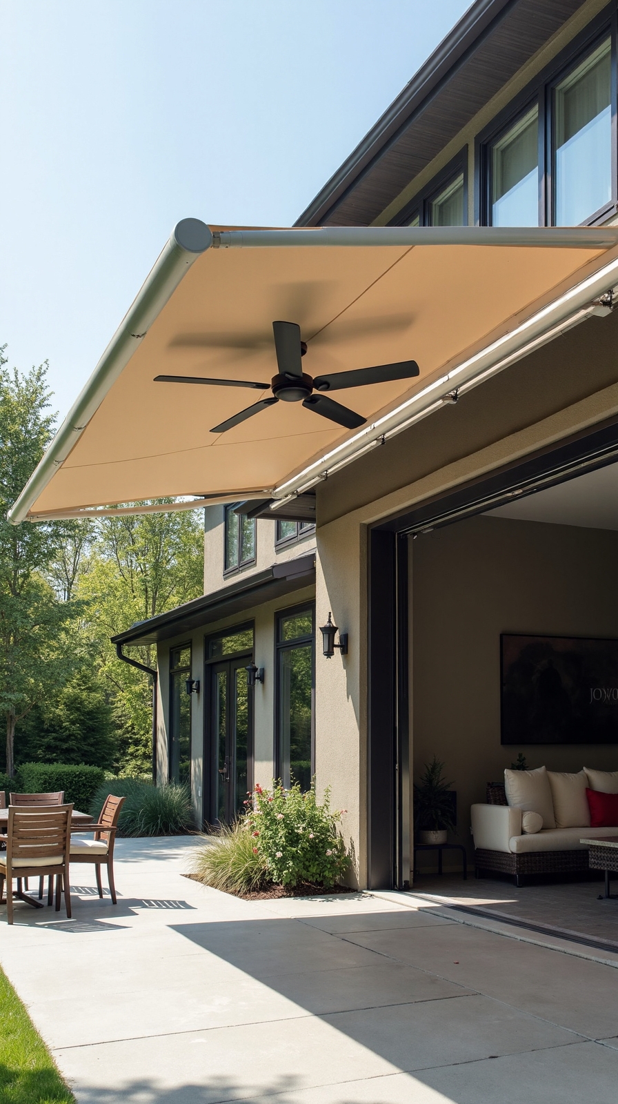 automated climate control outdoor living