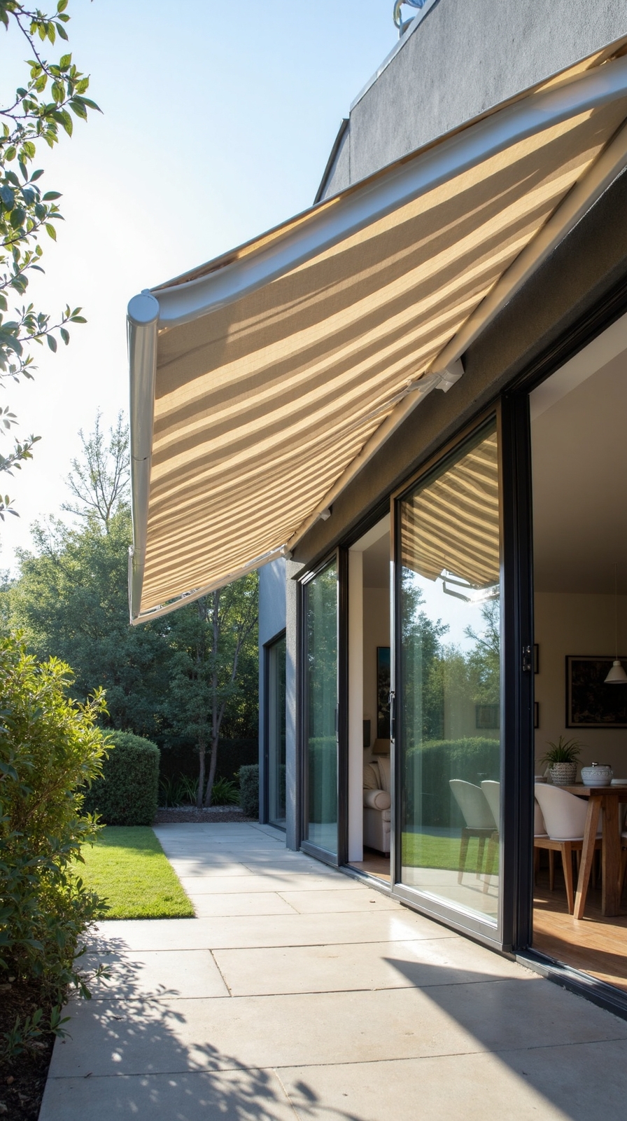 automated retractable shade control elegance
