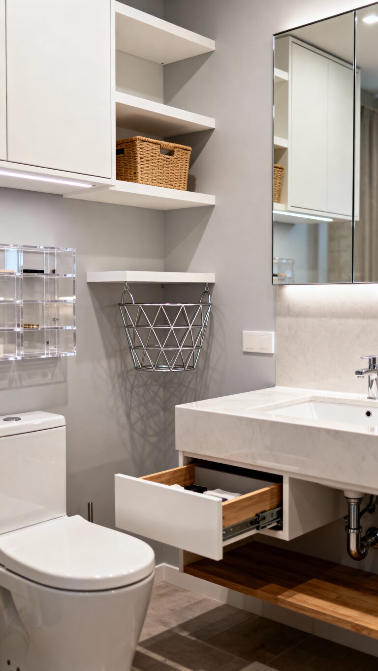 bathroom storage maximizing clever ideas