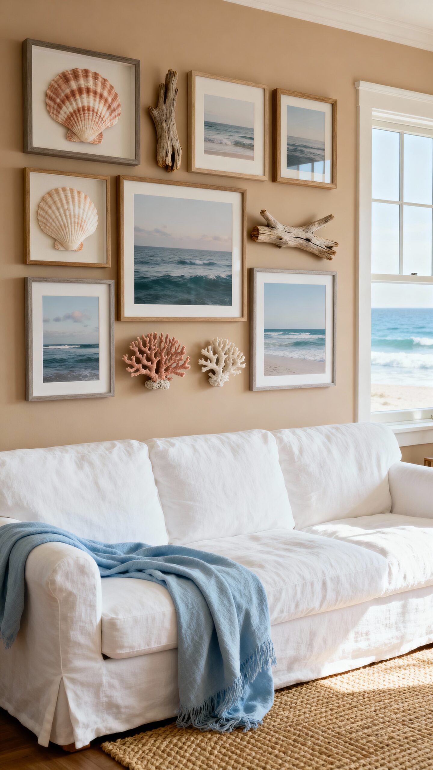 beachcomber s coastal gallery wall display