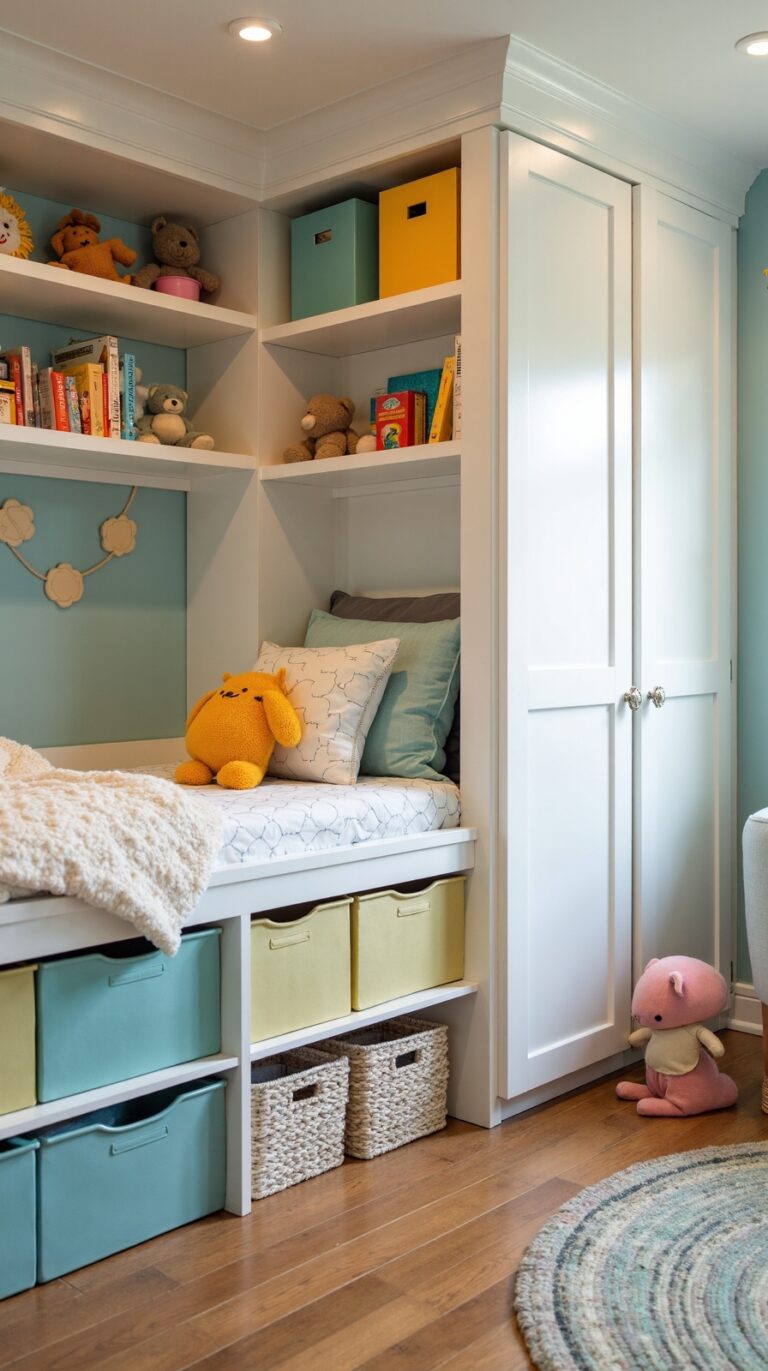 bedroom storage solutions for kids
