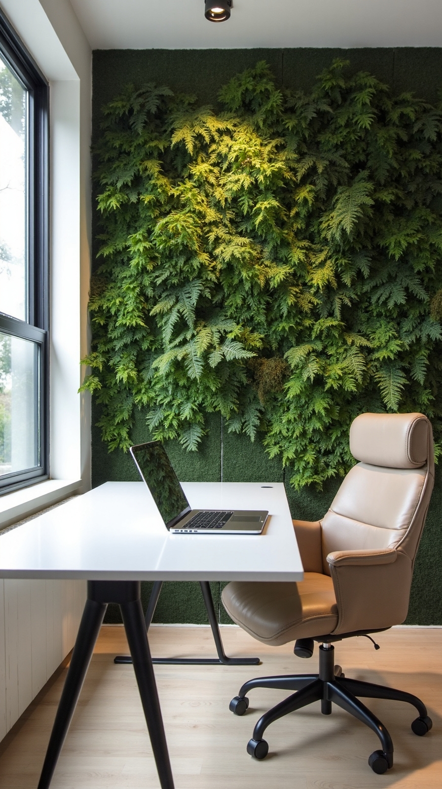 biophilic home office natural design