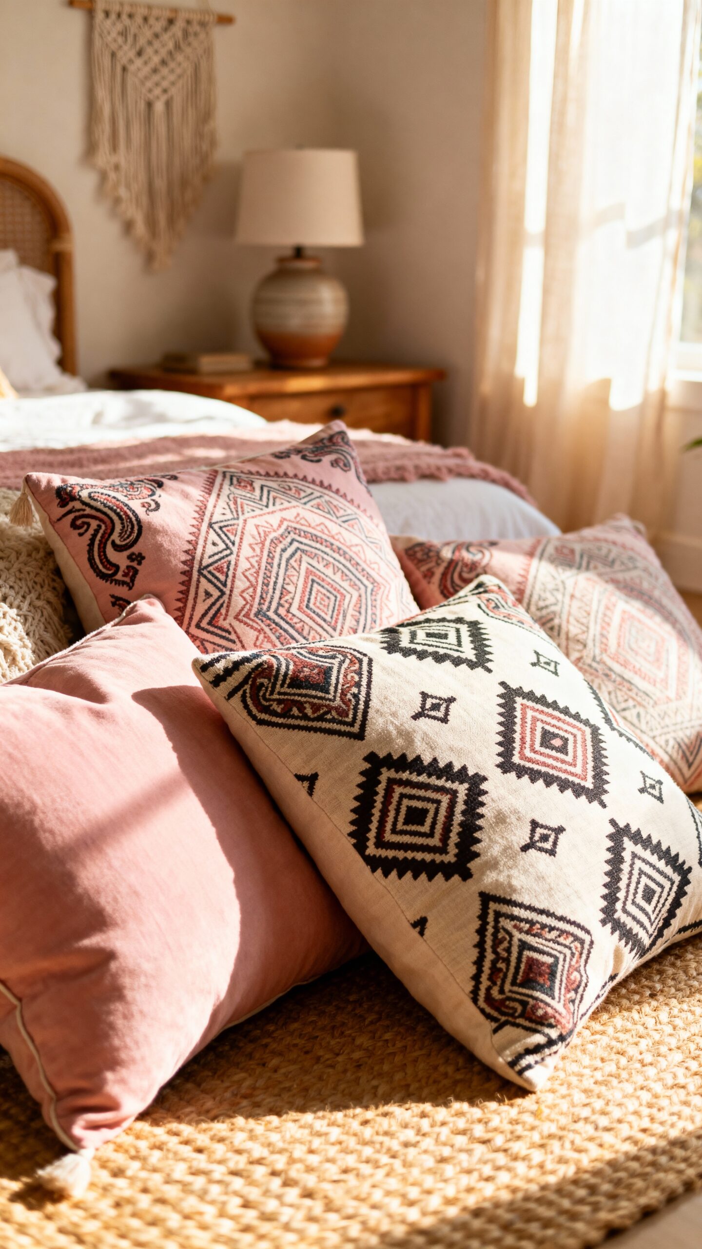 blush bohemian global pattern harmony