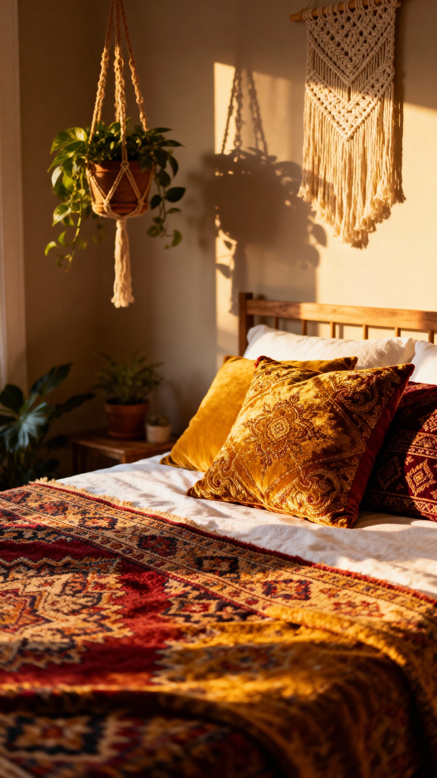 boho chic bedroom style inspiration