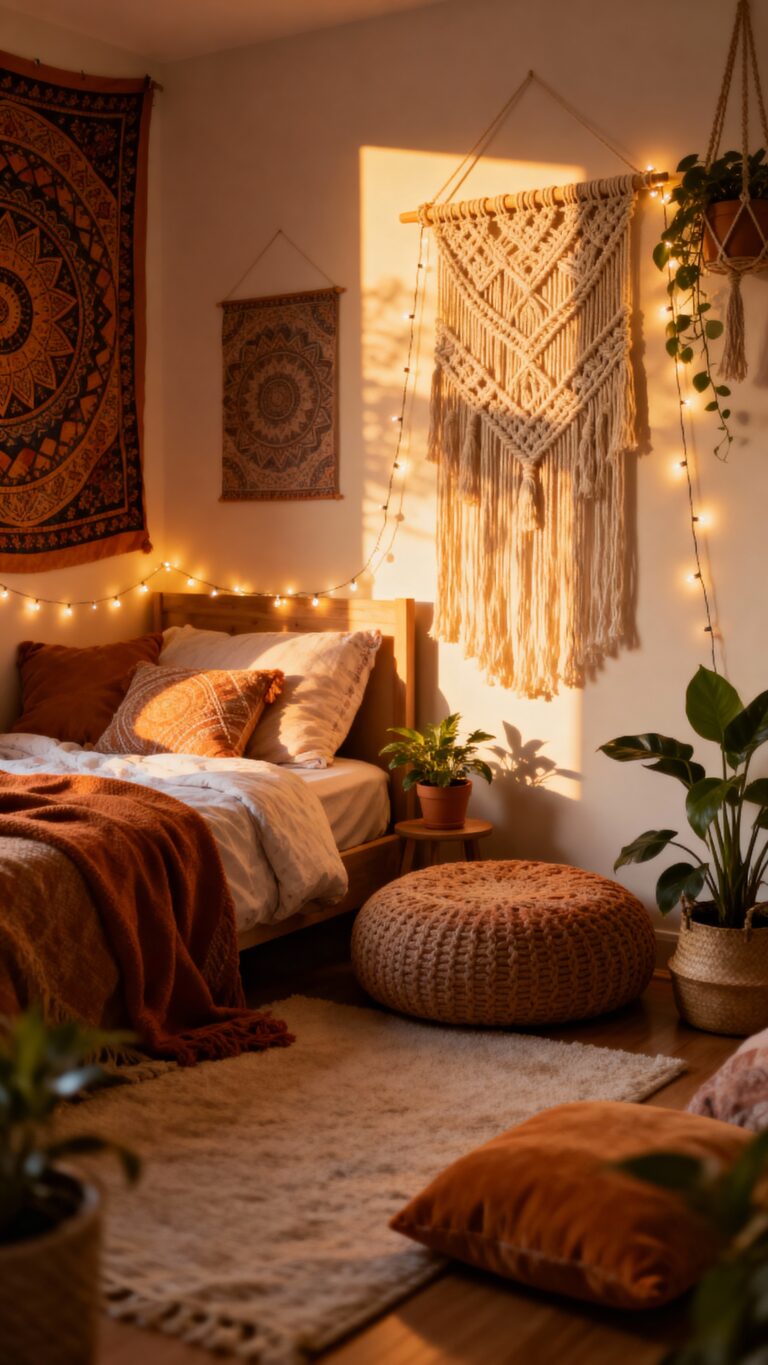 boho teen bedroom makeover ideas