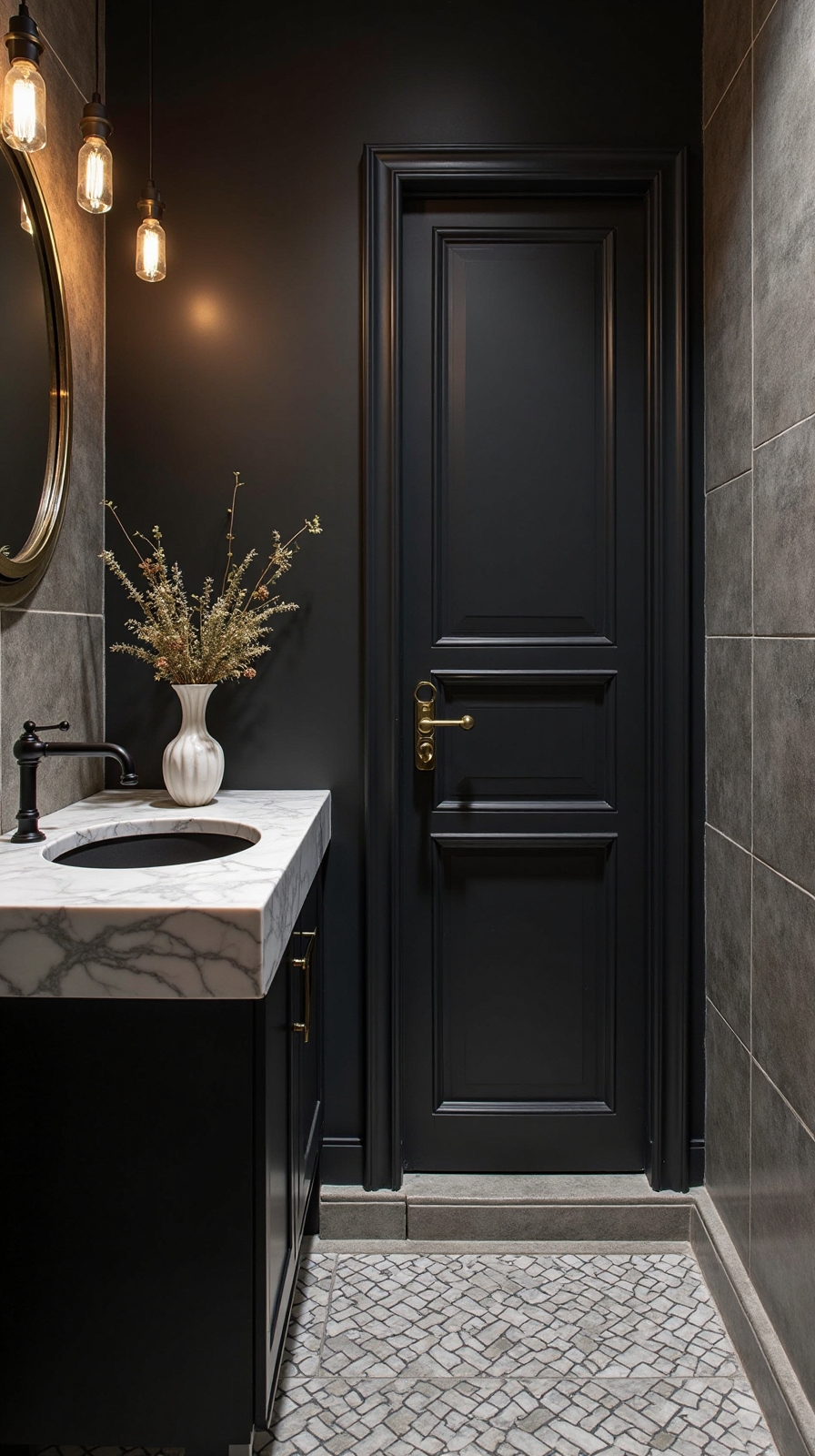 bold dramatic bathroom ideas