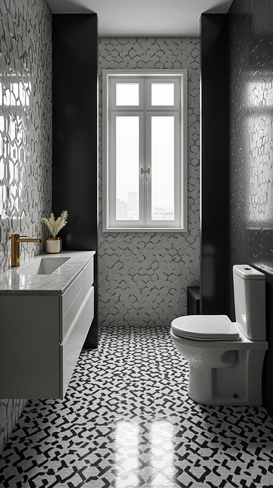 bold dramatic geometric customizable