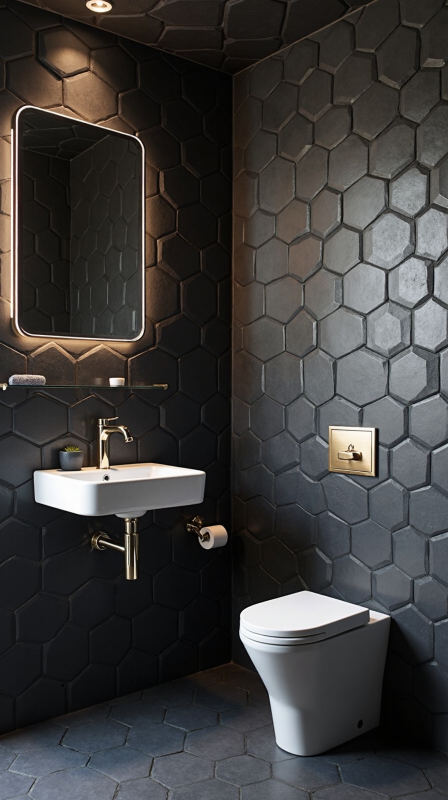 bold geometric cement tiles
