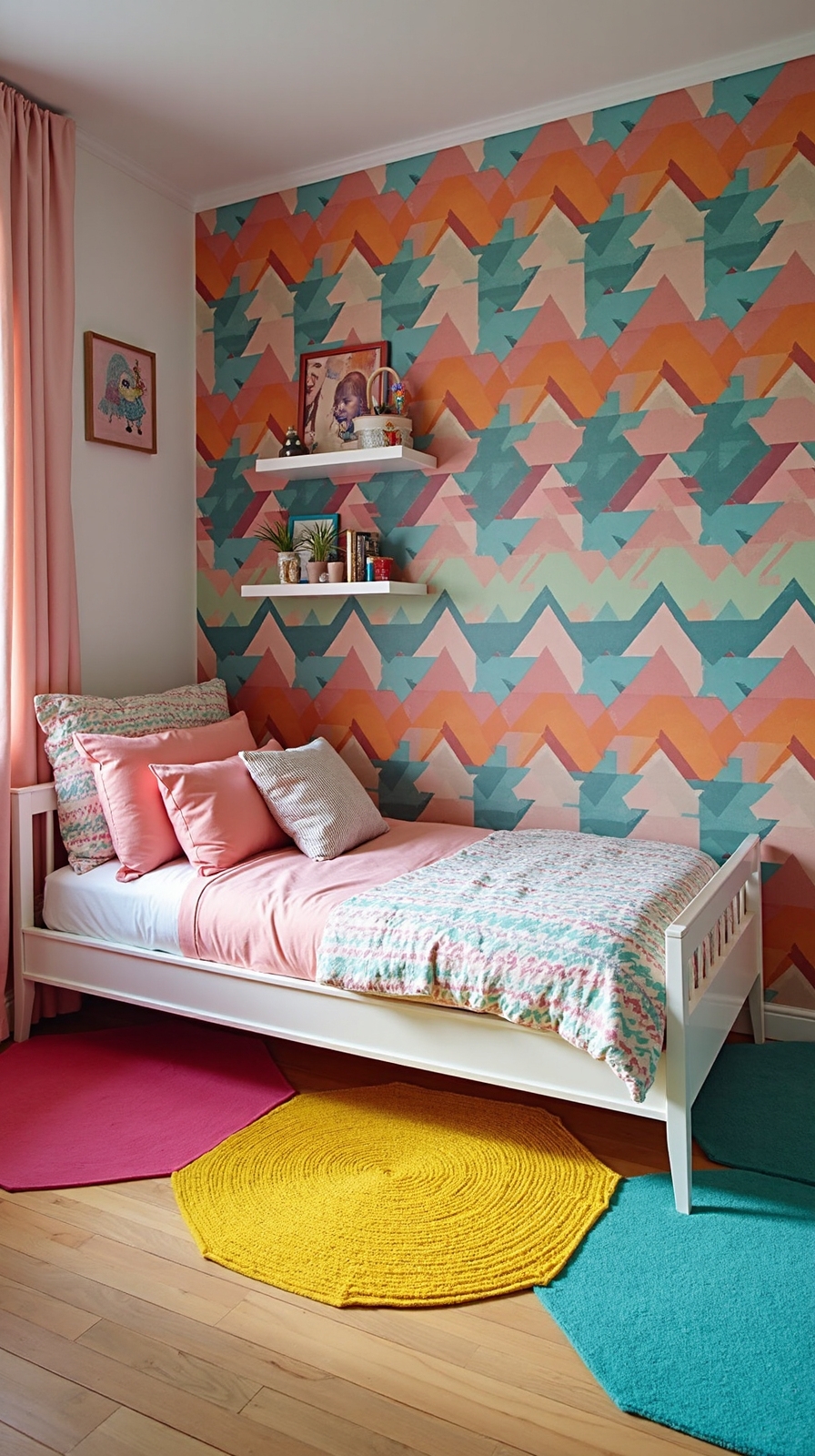 bold geometric color harmony