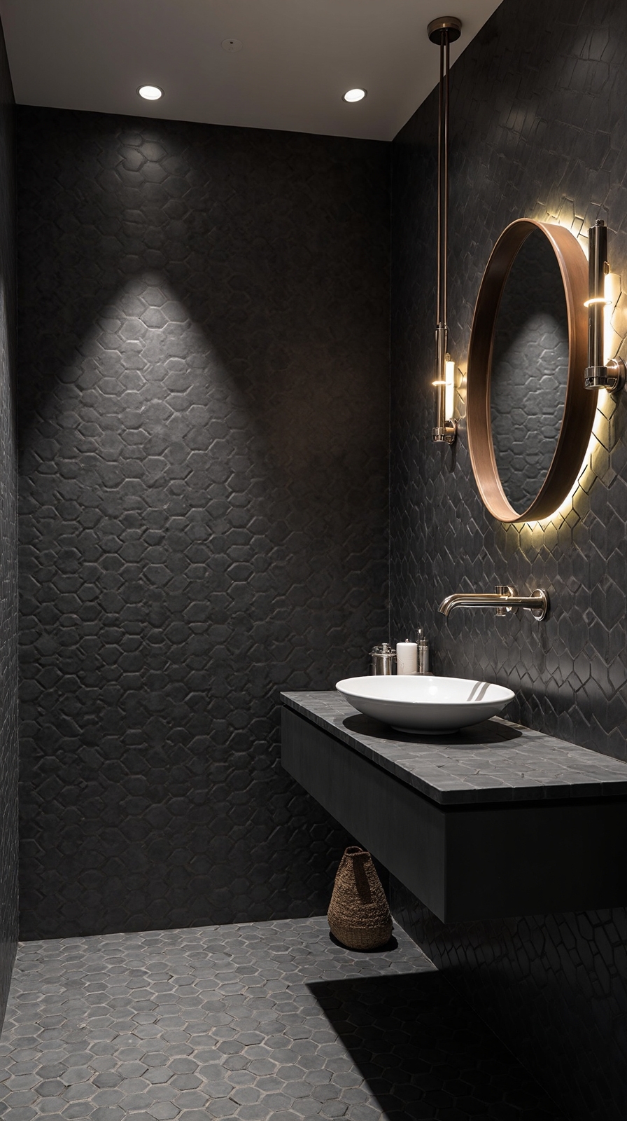 bold hexagonal visual impact