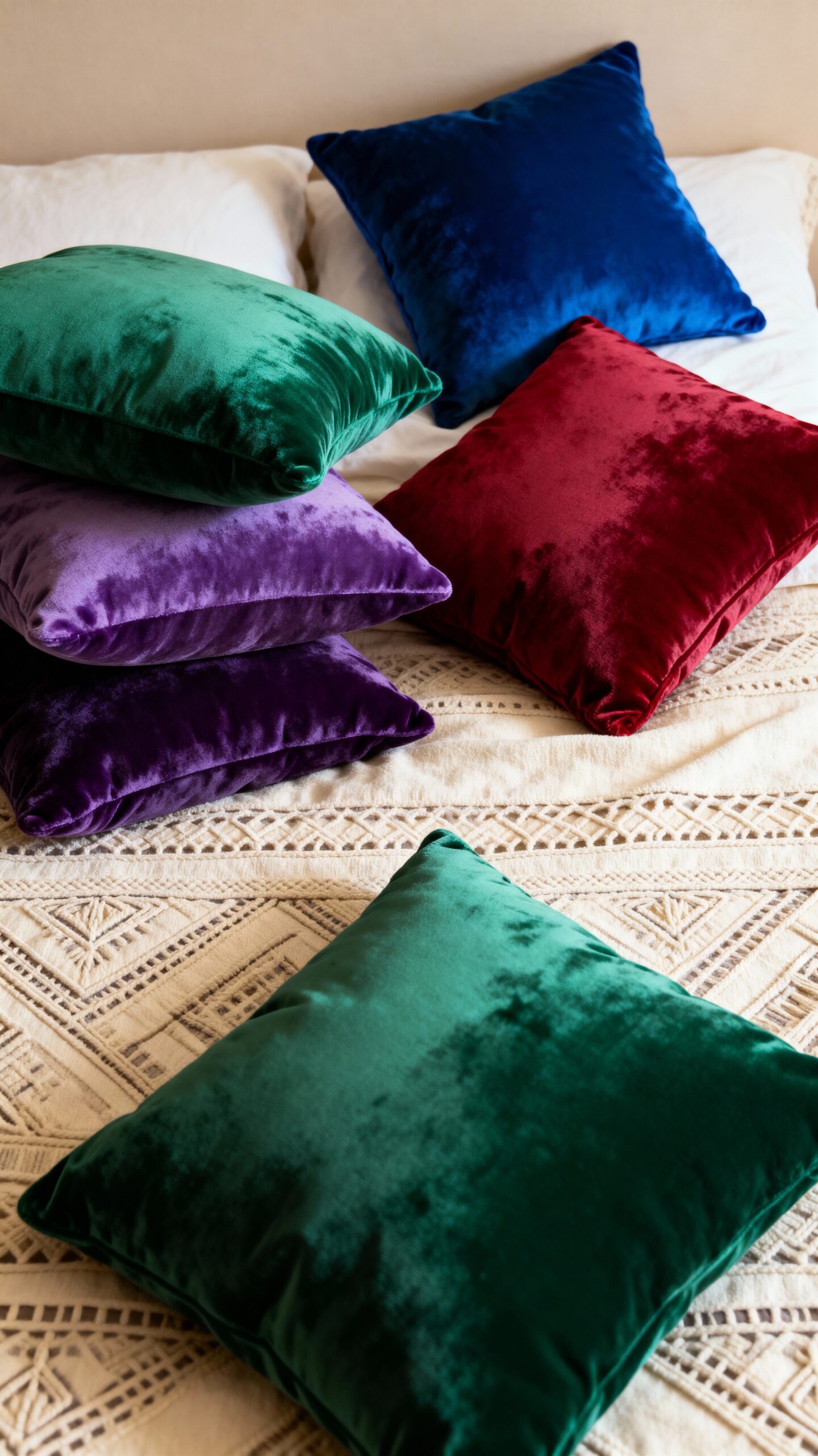 bold jewel toned color blocking