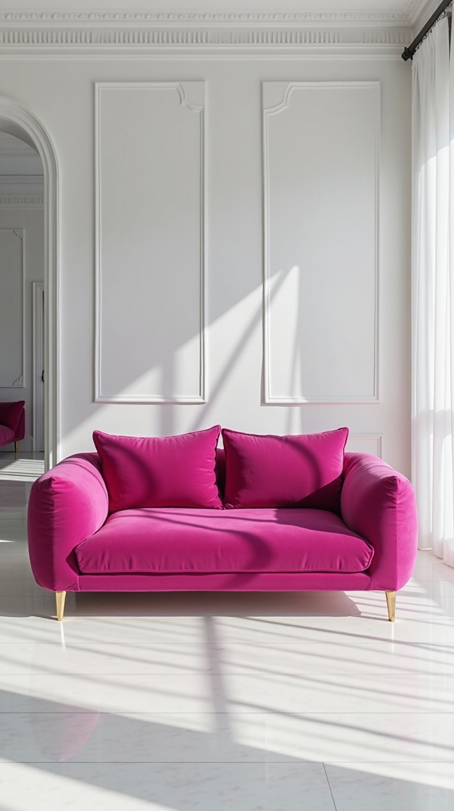 bold monochromatic cozy contrast