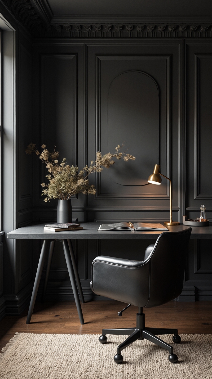 bold sophisticated home office