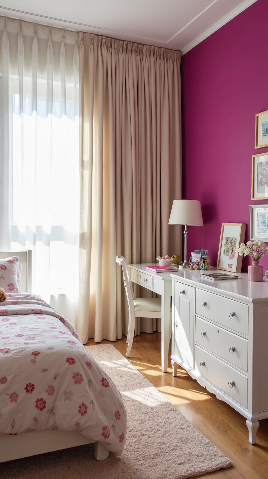 bold vibrant balanced floral