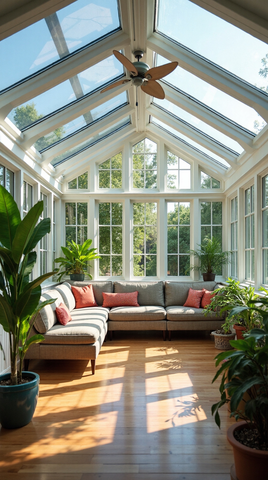 bright airy climate controlled sunroom sanctuary