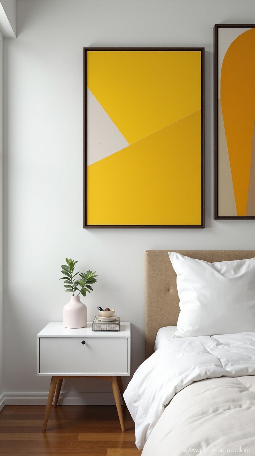 bright impactful versatile transformative yellow wall decor