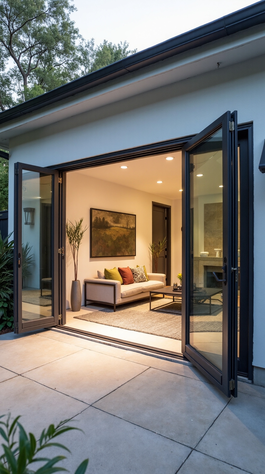 bright open seamless customizable glass garage doors
