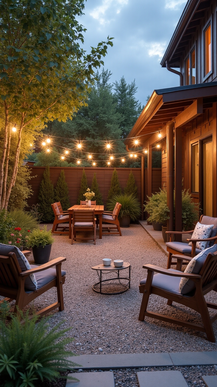 budget friendly gravel patio designs