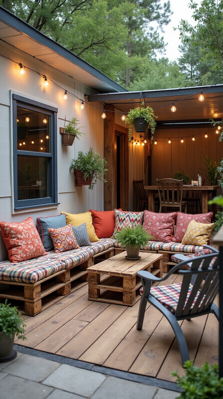 budget friendly pallet outdoor furniture