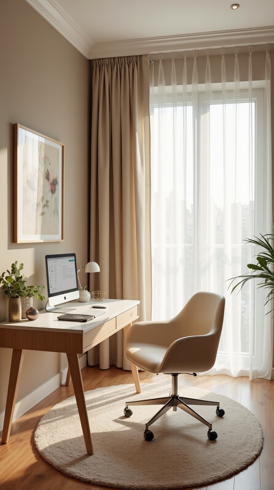 calm focused professional minimal