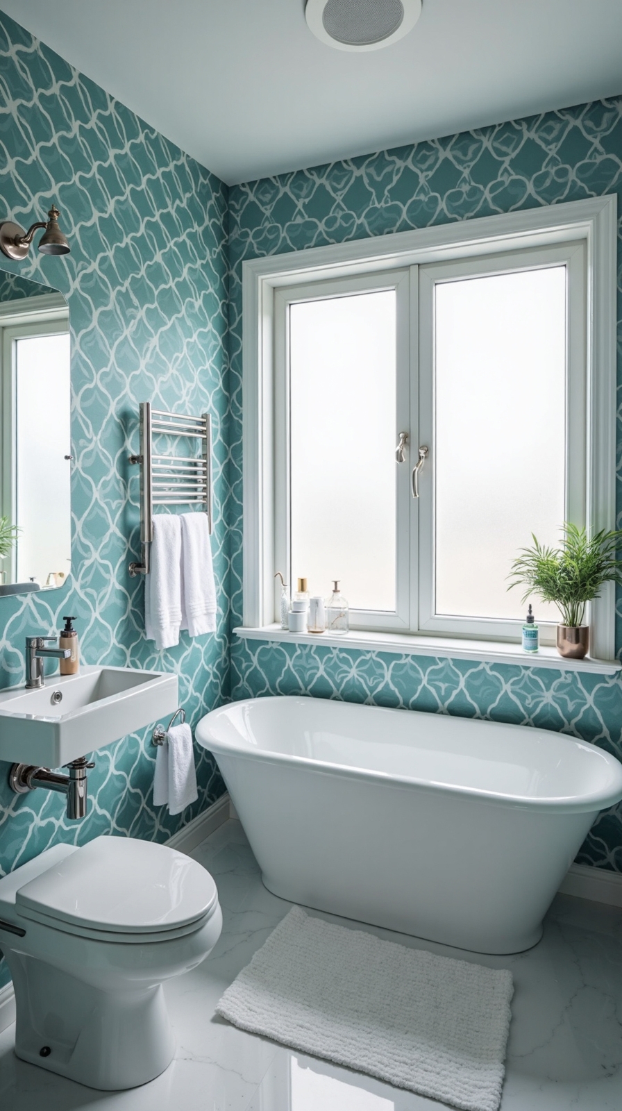 calming coastal accent wall statement