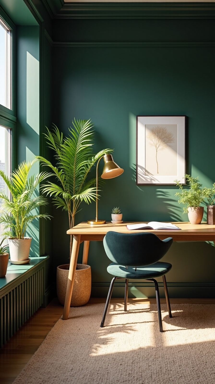 calming concentrating biophilic nature inspired