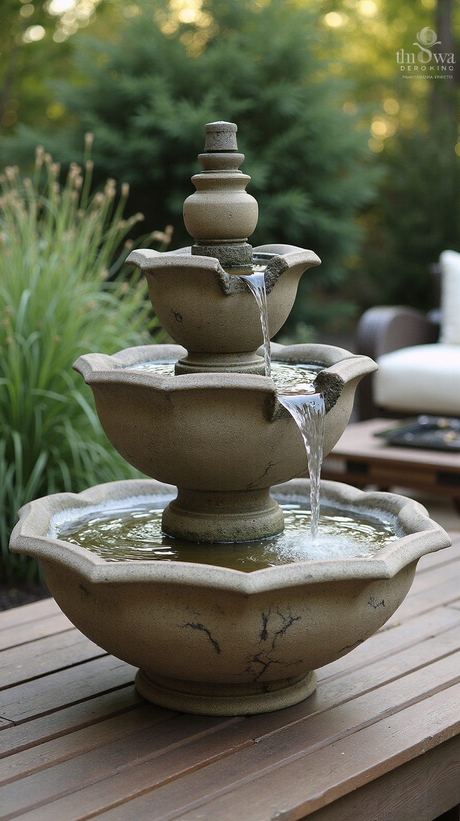 calming patio fountain sound ideas